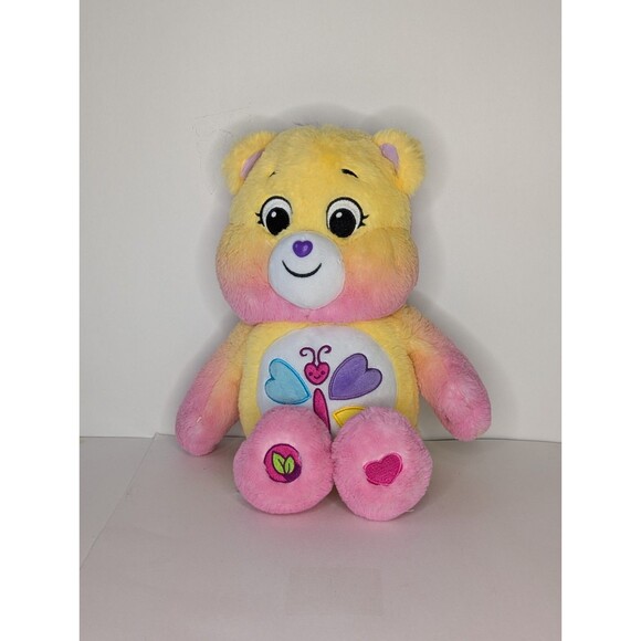 Care Bears Calming Heart Butterfly Bear Plush Soft Teddy Comfort 2022 - Picture 1 of 7